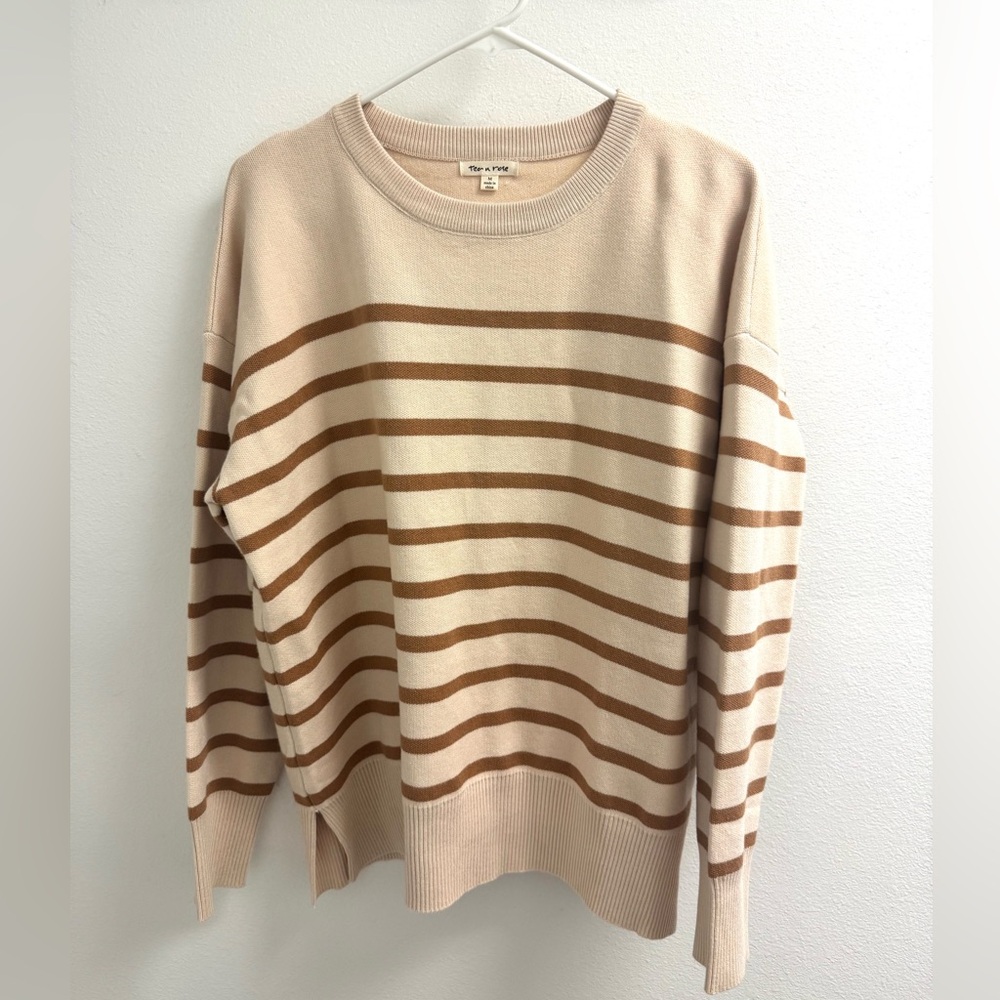 Tea & Rose Striped Sweater - Picture 4 of 4